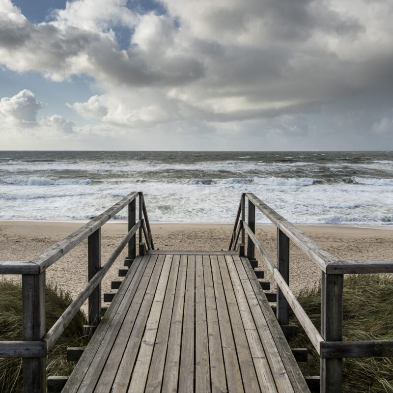 Geradeaus ins Meer