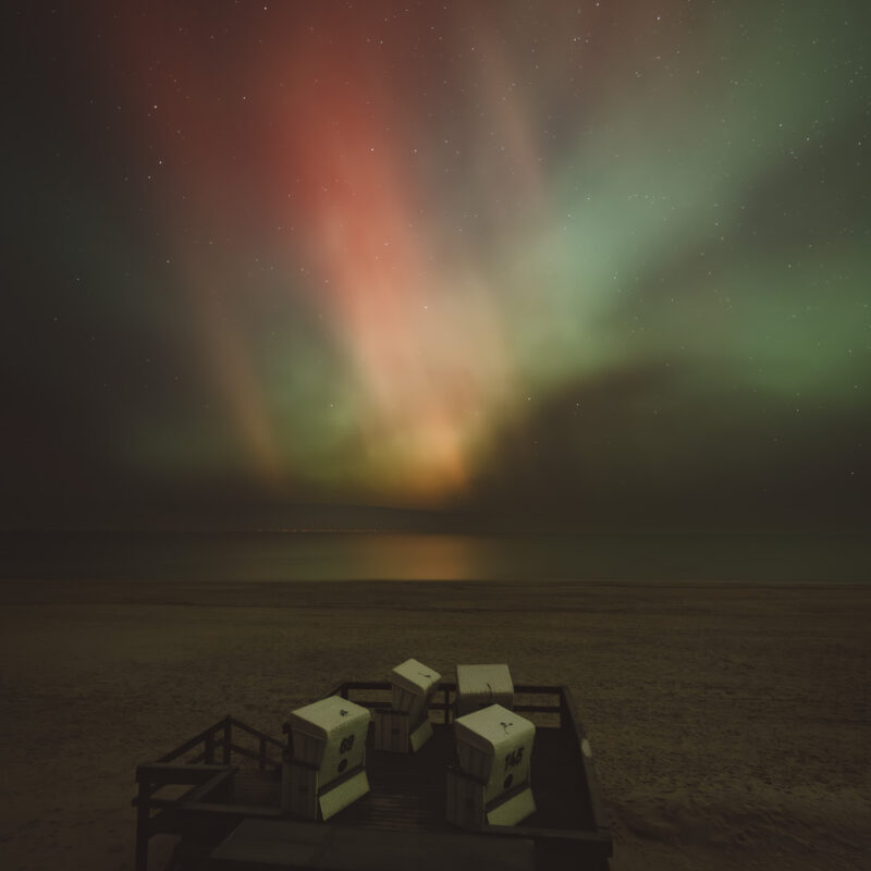 Nachtsitz mit Aussicht